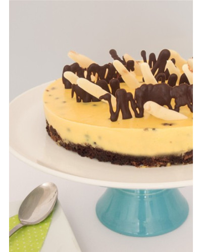 Torta de Maracuyá y chocolate - Chocopasion