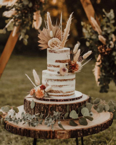 Torta casamiento boho