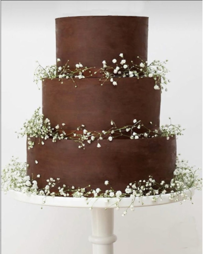 Torta para casamiento de chocolate Torta para casamiento de chocolate