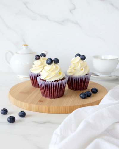 Cupcakes red velvet con crema – Perfecto para mesa dulce | Keka tortas