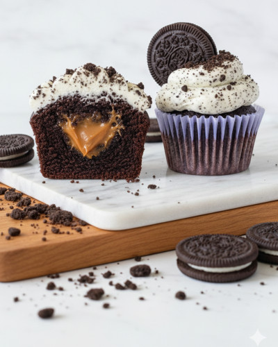 Cupcakes de Oreo – postre ideal para mesas dulces y eventos Cupcakes de Oreo – postre ideal para mesas dulces y eventos