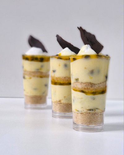 Vasito postre Maracuyá - shot maracuyá