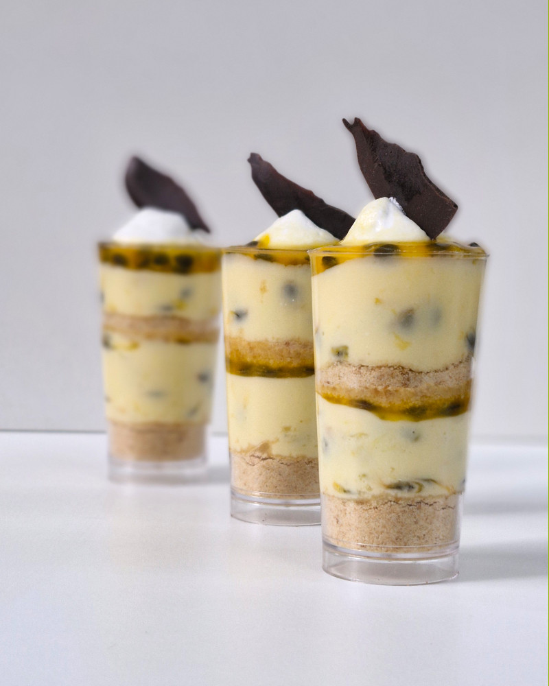 Vasito postre Maracuyá - shot maracuyá