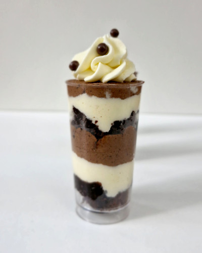Shots de mousse, vasitos de postre