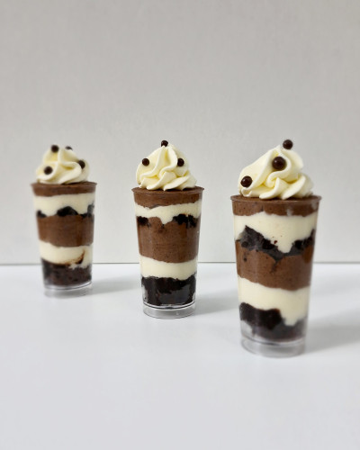 Shots de mousse, vasitos de postre Shots de mousse, vasitos de postre